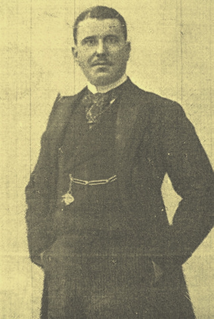 Сергей Сергеевич Бехтеев (1879-1954), поэт, в молодости.